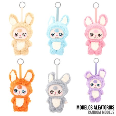 Muñeco llavero peluche Kawaii Bunny Suit Baozao 20cm surtido