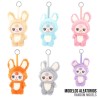 Muñeco llavero peluche Kawaii Bunny Suit Baozao 20cm surtido - imagen 1