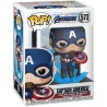 Figura POP Marvel Avengers Endgame Captain America with Broken Shield & Mjolnir - imagen 2