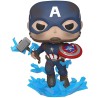 Figura POP Marvel Avengers Endgame Captain America with Broken Shield & Mjolnir - imagen 3