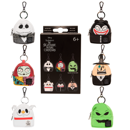 Llavero mini mochila Mystery Pesadilla Antes de Navidad Disney Loungefly surtido