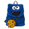 Mochila peluche + monedero Cookie Monster Barrio Sesamo Loungefly - imagen 3