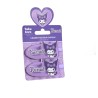 Blister 2 pinzas pelo Kuromi Hello Kitty - imagen 1