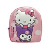 Mochila 3D Kuromi & Hello Kitty 30cm - imagen 2