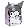 Mochila Kuromi Hello Kitty 27cm - imagen 1