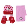 Conjunto gorro guantes bufanda Hello Kitty - imagen 1