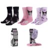 Set 3 calcetines Kuromi Hello Kitty adulto - imagen 1