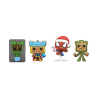 Arbol Navidad con 4 figuras Pocket POP Marvel Tree Holiday Exclusive - imagen 2