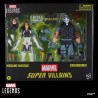 Blister 2 figuras Madame Masque & Crossbones Super Villains Marvel Legends Series 15cm - imagen 2