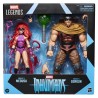 Blister 2 figuras Medusa & Gorgon Inhumanos Marvel Legends Series 15cm - imagen 1