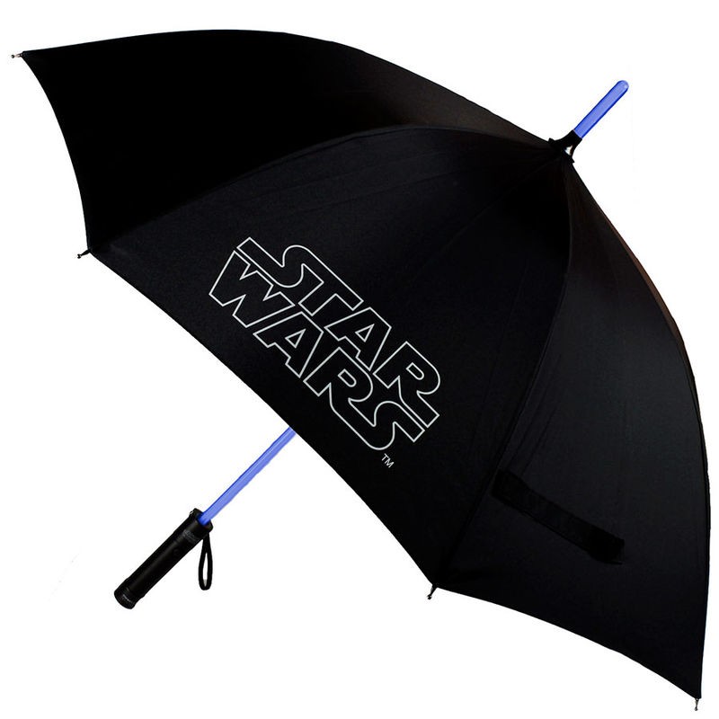 Paraguas manual Star Wars 53cm efecto espada laser
