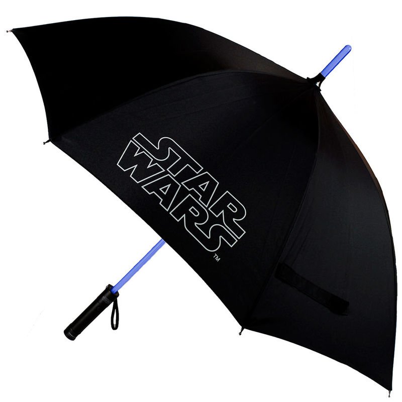 Paraguas manual Star Wars 53cm efecto espada laser