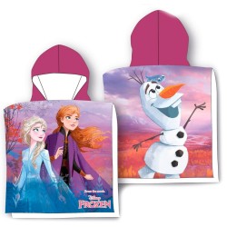 Poncho toalla Frozen Disney algodon