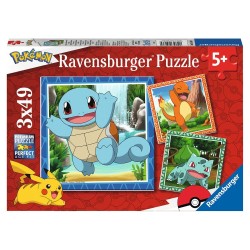 Puzzle Pokemon 3x49pzs