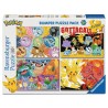Puzzle Pokemon 4x100pzs - imagen 1
