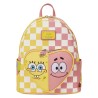 Mochila SpongeBob SquarePants & Patrick Star Checkered Loungefly 26cm - imagen 1