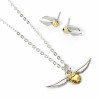 Set colgante + pendientes Golden Snitch Harry Potter - imagen 2