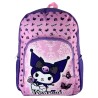 Mochila Purple Kuromi Hello Kitty 40cm - imagen 2