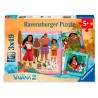 Puzzle Vaiana 2 Disney 3x49pzs - imagen 2