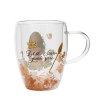 Taza cristal flores secas Vaiana Moana Princesas Disney - imagen 2