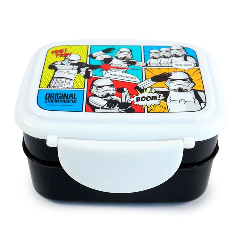 Sandwichera + cubiertos Soldado Imperial Stormtrooper Star Wars