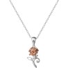 Colgante Rosa La Bella y la Bestia Disney plata - imagen 3