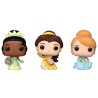 Blister 3 figuras Carrot Pocket POP Disney Princesas Cenicienta Tiana Bella Pascua - imagen 2