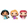 Blister 3 figuras Carrot Pocket POP Disney Princesas Rapunzel Ariel Jasmin Pascua - imagen 1