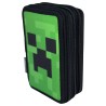 Bolsa cremallera Face Minecraft triple - imagen 1