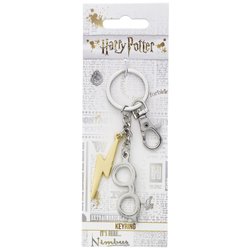 Llavero Lightning Bolt & Glasses Harry Potter