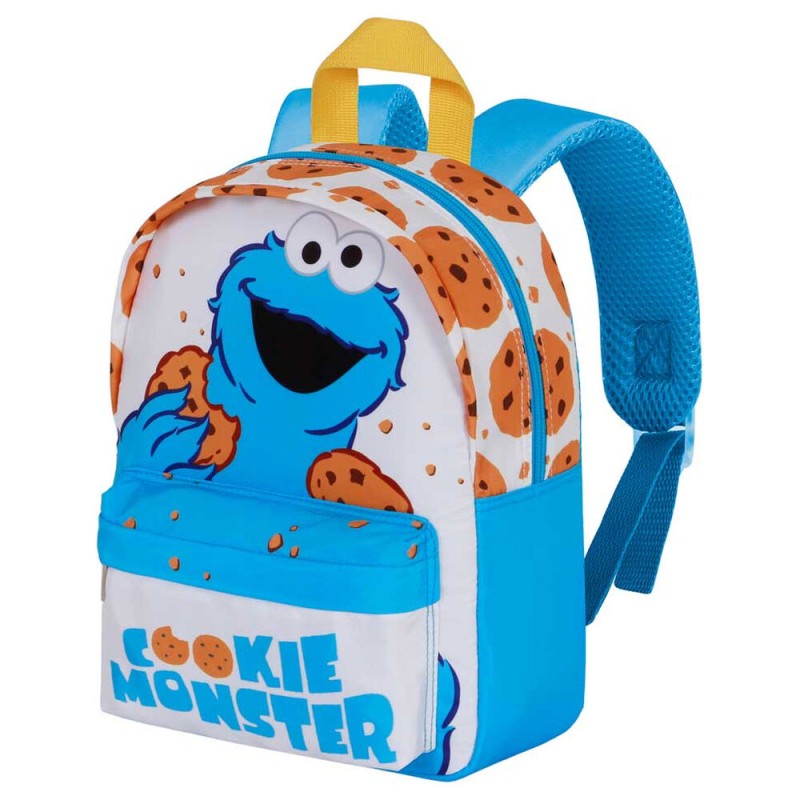 Mochila Monstruo de las Galletas Barrio Sesamo 27cm
