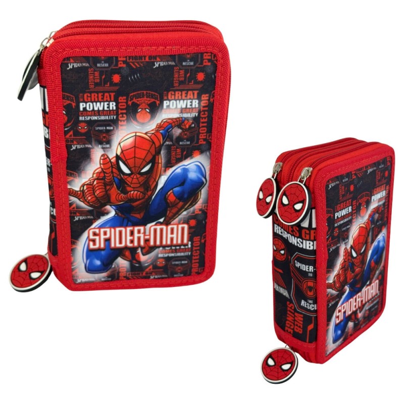 Plumier Hero Spiderman Marvel triple