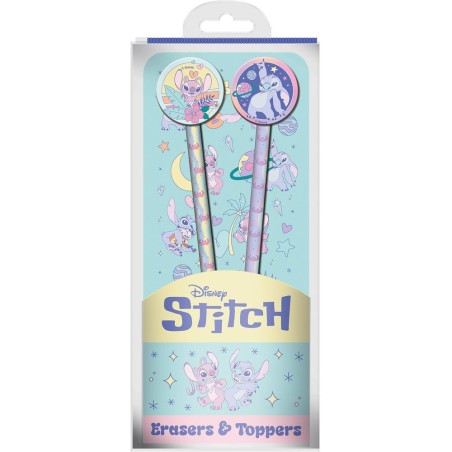 Lapiz con topper borrador Angel & Stitch Disney