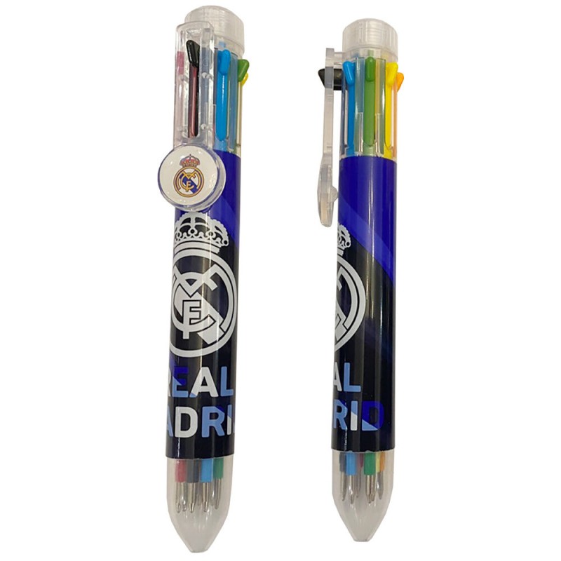 Boligrafo 8 Colores Real Madrid