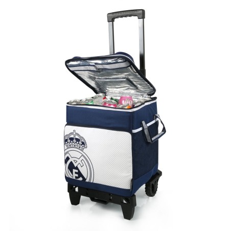 Bolsa porta alimentos carrito y ruedas Real Madrid