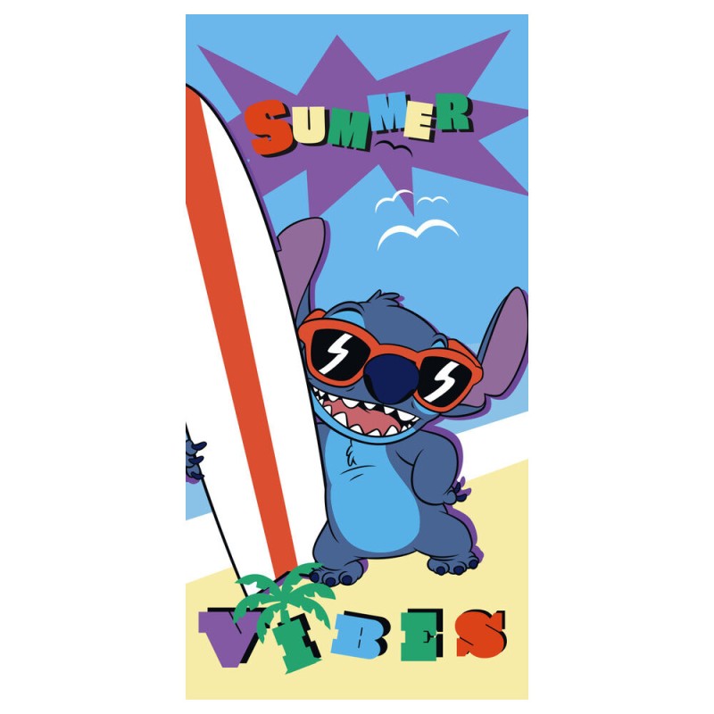 Toalla Stitch Disney microfibra