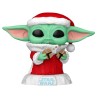 Figura POP Star Wars Grogu with Christmas Cookie - imagen 2