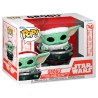 Figura POP Star Wars Grogu with Santa Hat in Pram - imagen 1