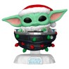 Figura POP Star Wars Grogu with Santa Hat in Pram - imagen 2