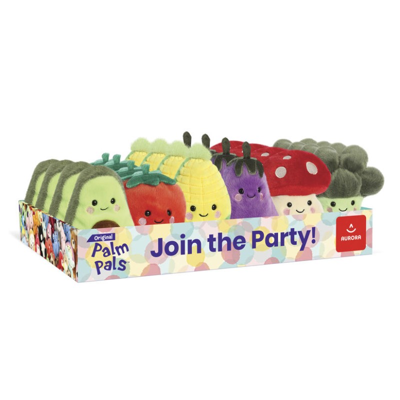 Peluche Verduras Palm Pals 13cm surtido