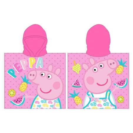 Poncho toalla Peppa Pig microfibra