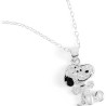 Colgante 3D Snoopy Peanuts plata - imagen 2