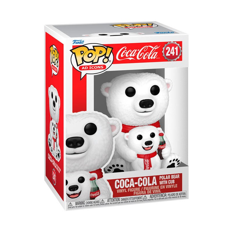 Figura POP Coca -Cola Polar Bear with Cub