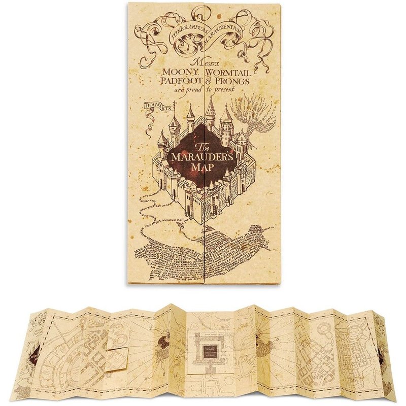 Mapa Del Merodeador Harry Potter