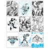 Set papeleria coloreable Vengadores Avengers Marvel - imagen 3