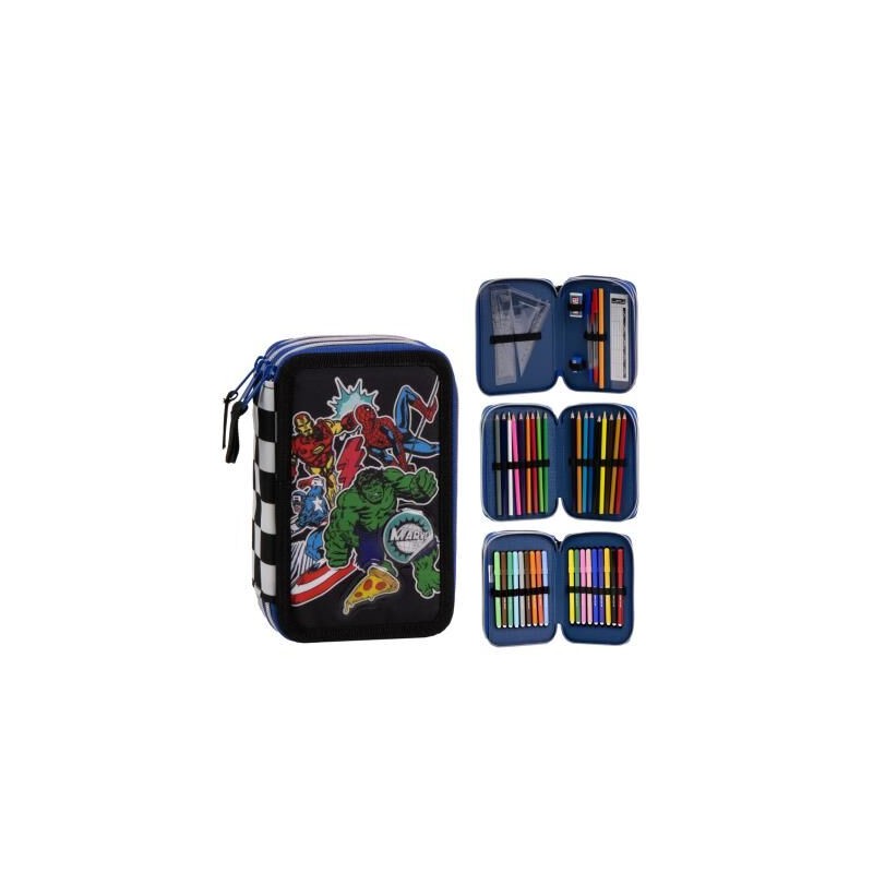 Plumier Los Vengadores Avengers Marvel triple