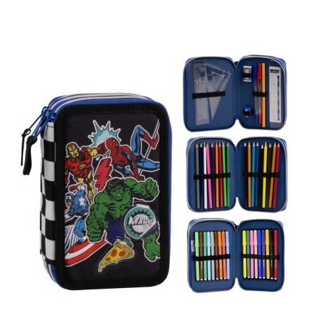 Plumier Los Vengadores Avengers Marvel triple