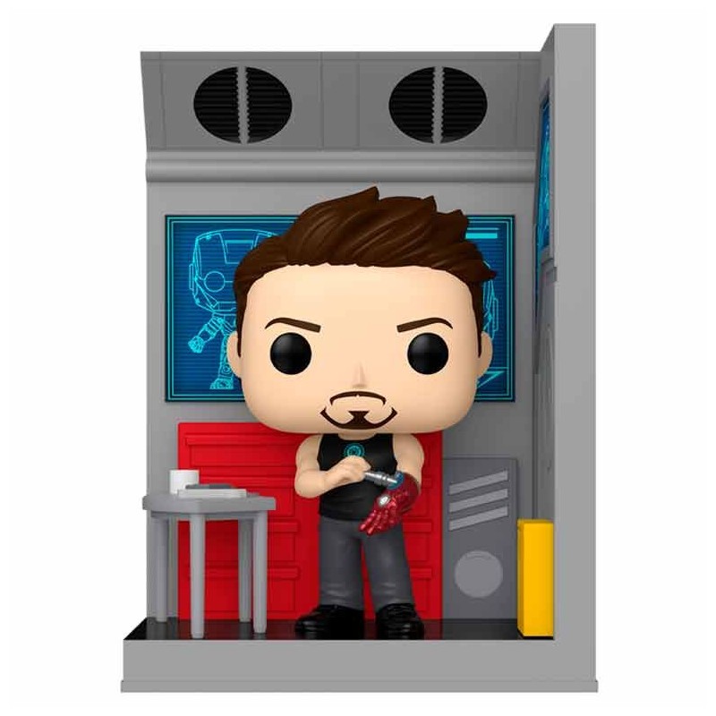 Figura POP Nooks Marvel Tony Stark in His Workshop