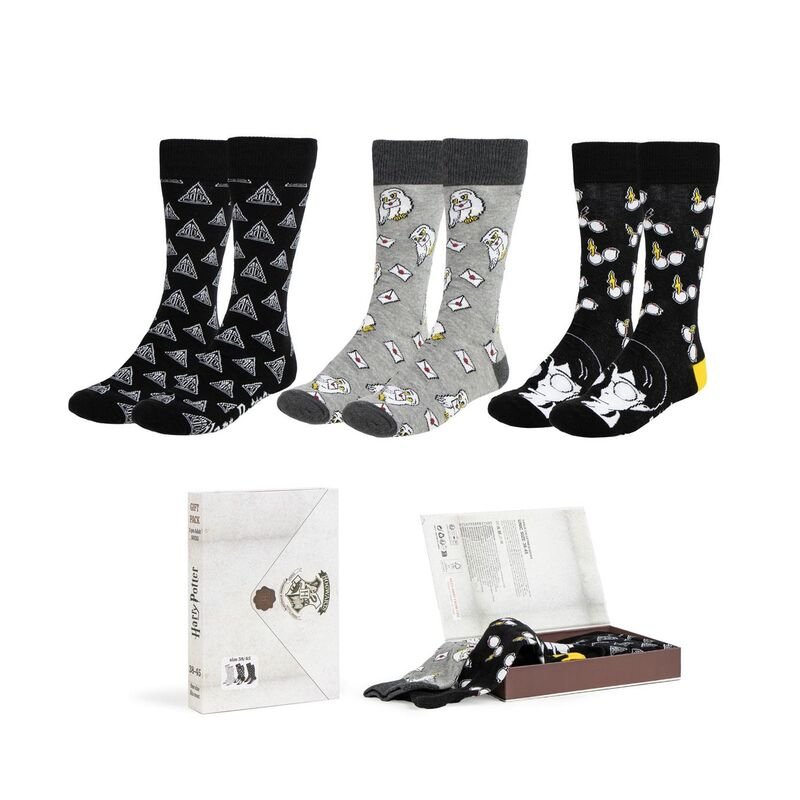Set 3 calcetines Harry Potter