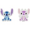 Pendientes Angel & Stitch Disney plata - imagen 1
